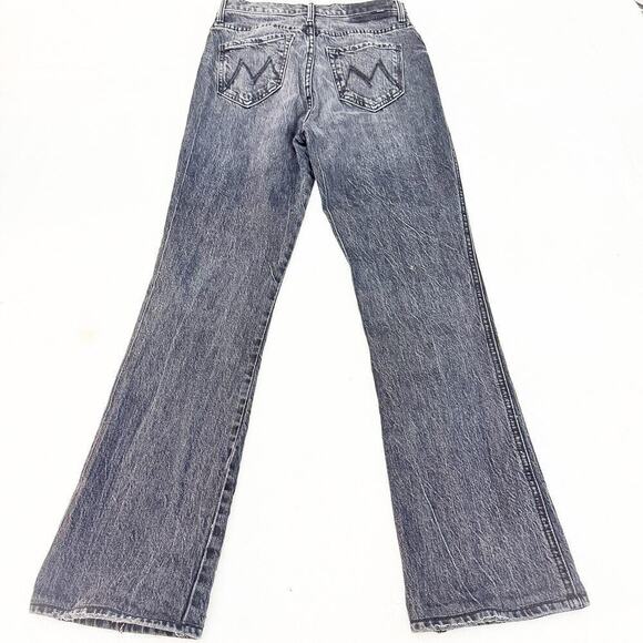 Mother Superior High Waisted Smokin' Double Heel On the Fly Denim Jeans Size 25 - Picture 3 of 12